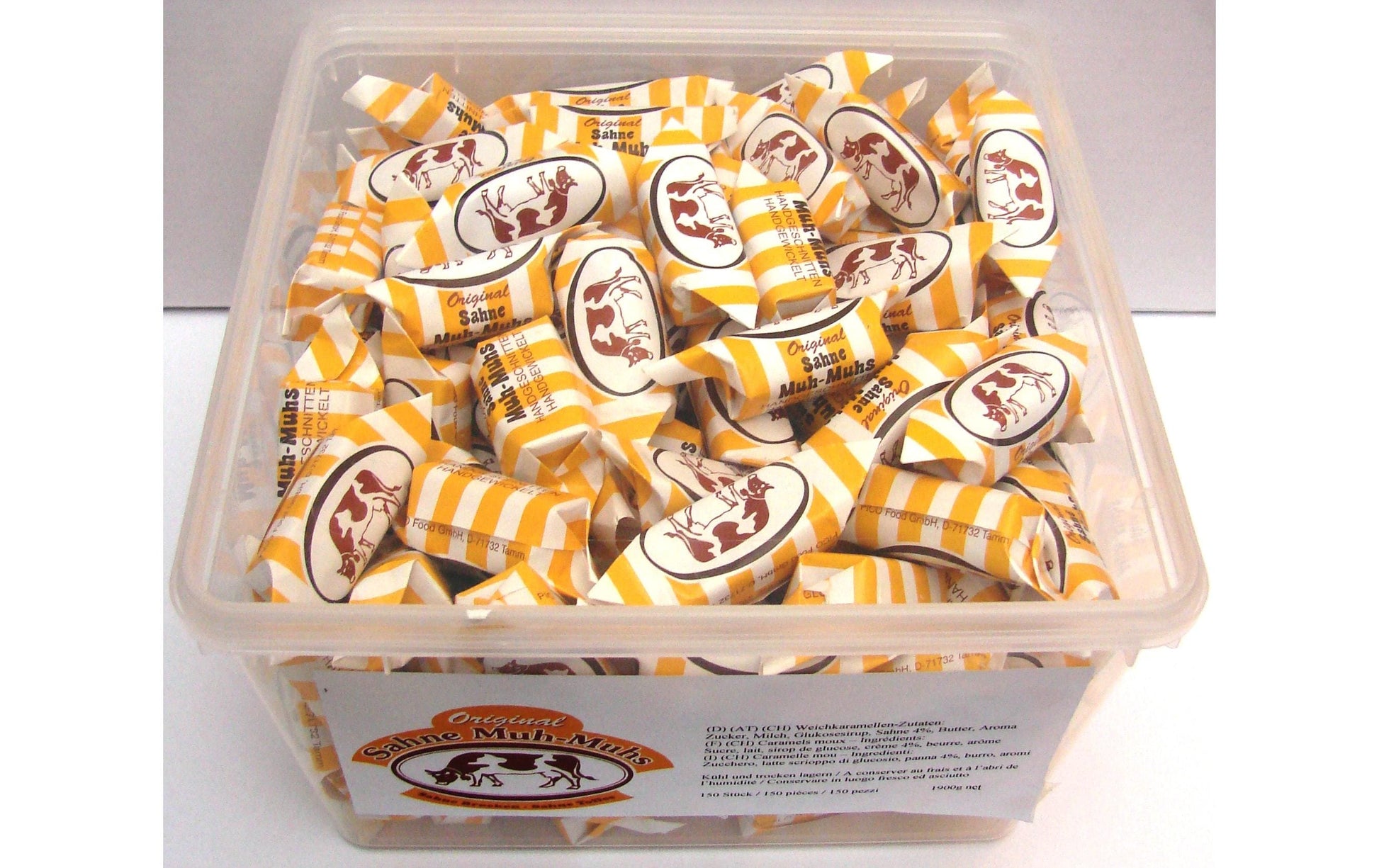 Pico food Muh-Muhs Toffee Lutschbonbons – Original Sahne – 1,9 kg