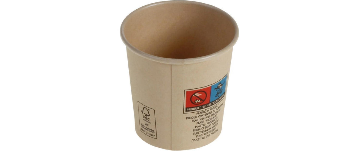 Belesse Becher nature, Papier (Bambus) – 1 dl – 50 Stk.