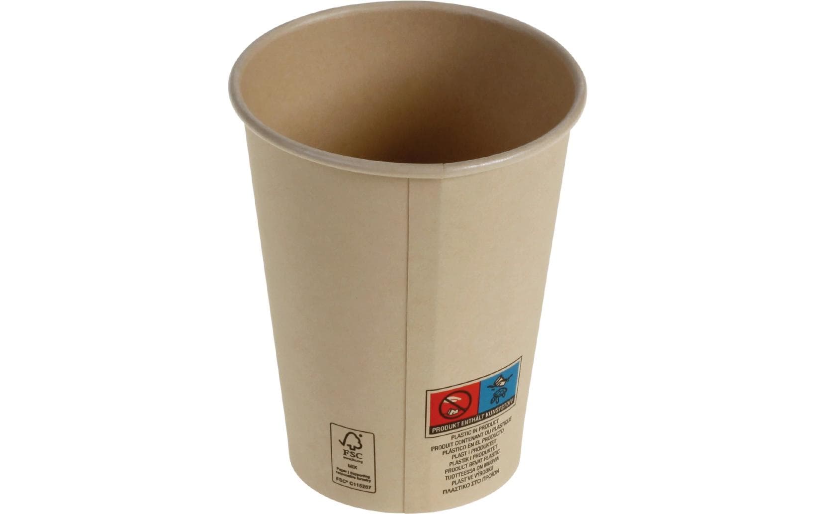 Belesse Becher, Papier (Bambus) – 3 dl, beige – 50 Stk.