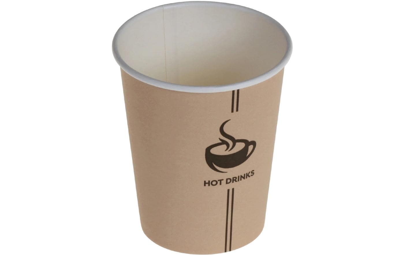 Belesse Trinkbecher, Karton, PE-beschichtet – 2 dl, beige – 50 Stk.