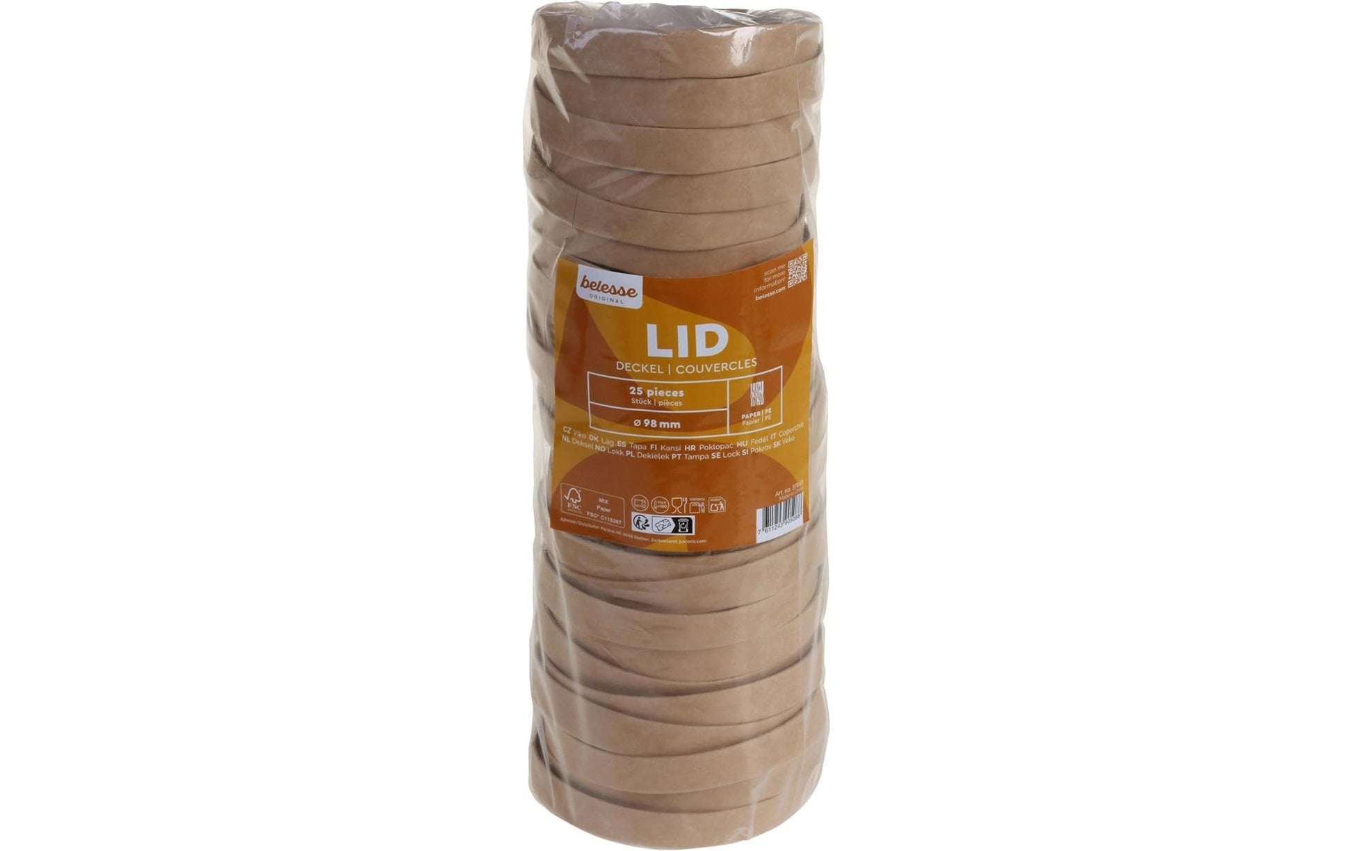 Belesse Deckel, PE, beige – Ø 9,8 cm