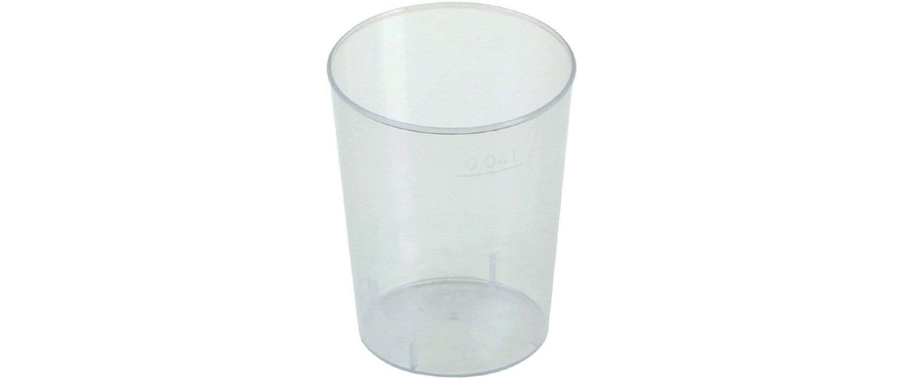 Belesse Becher PP – 40 ml, transparent – 50 Stk.