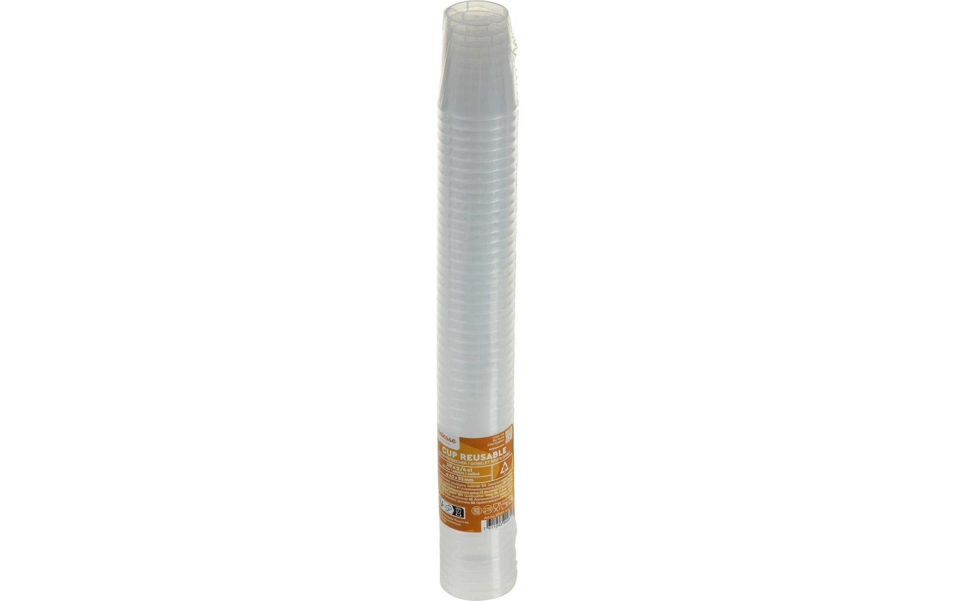 Belesse Becher PP – 40 ml, transparent – 50 Stk.