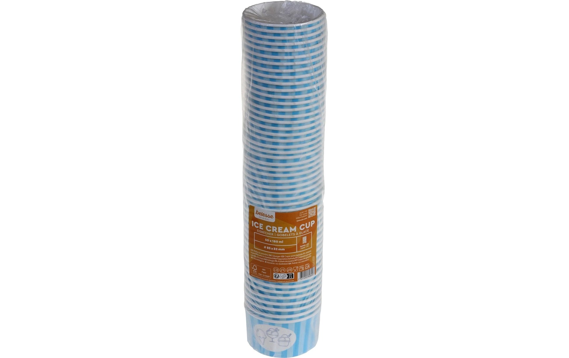 Belesse Becher PE, 1,8 dl – blau – 50 Stk.