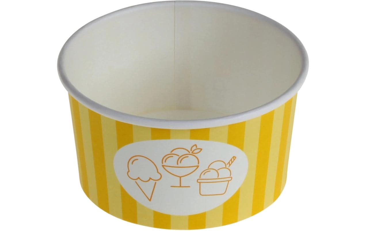 Belesse Eisbecher, PE – 2,4 dl, gelb – Ø 9,6 cm – 50 Stk.