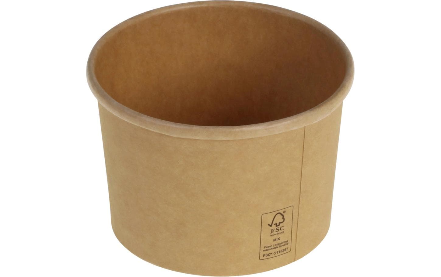 Belesse Becher nature, Papier, PLA-beschichtet – 2,4 dl, hellbraun