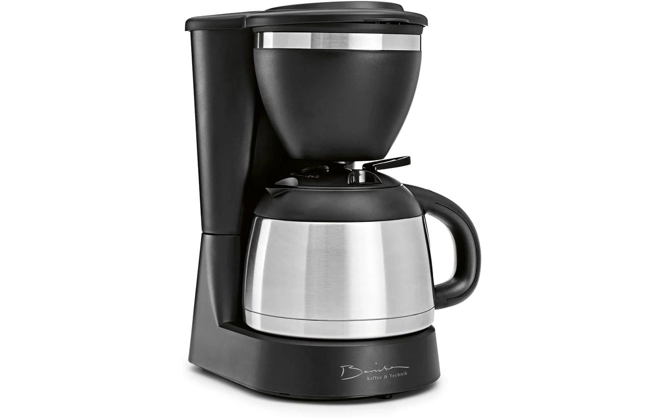 Barista Filterkaffeemaschine – 8 Tassen, 1 l, Schwarz/Silber