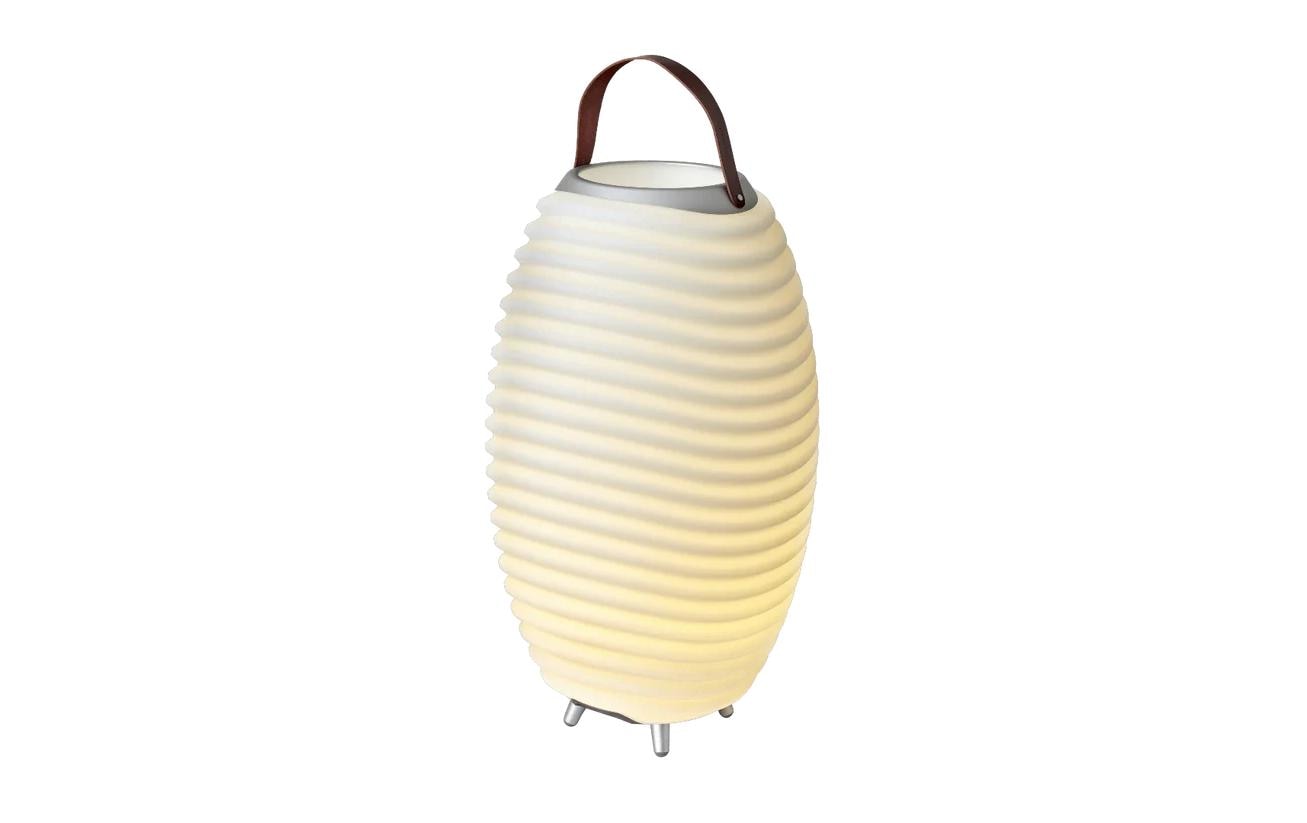 Kooduu Tischleuchte SYNERGY – LED 15 W, 150 lm, 3-Stufen-Dimmer, Lautsprecher, Akku – Weiss