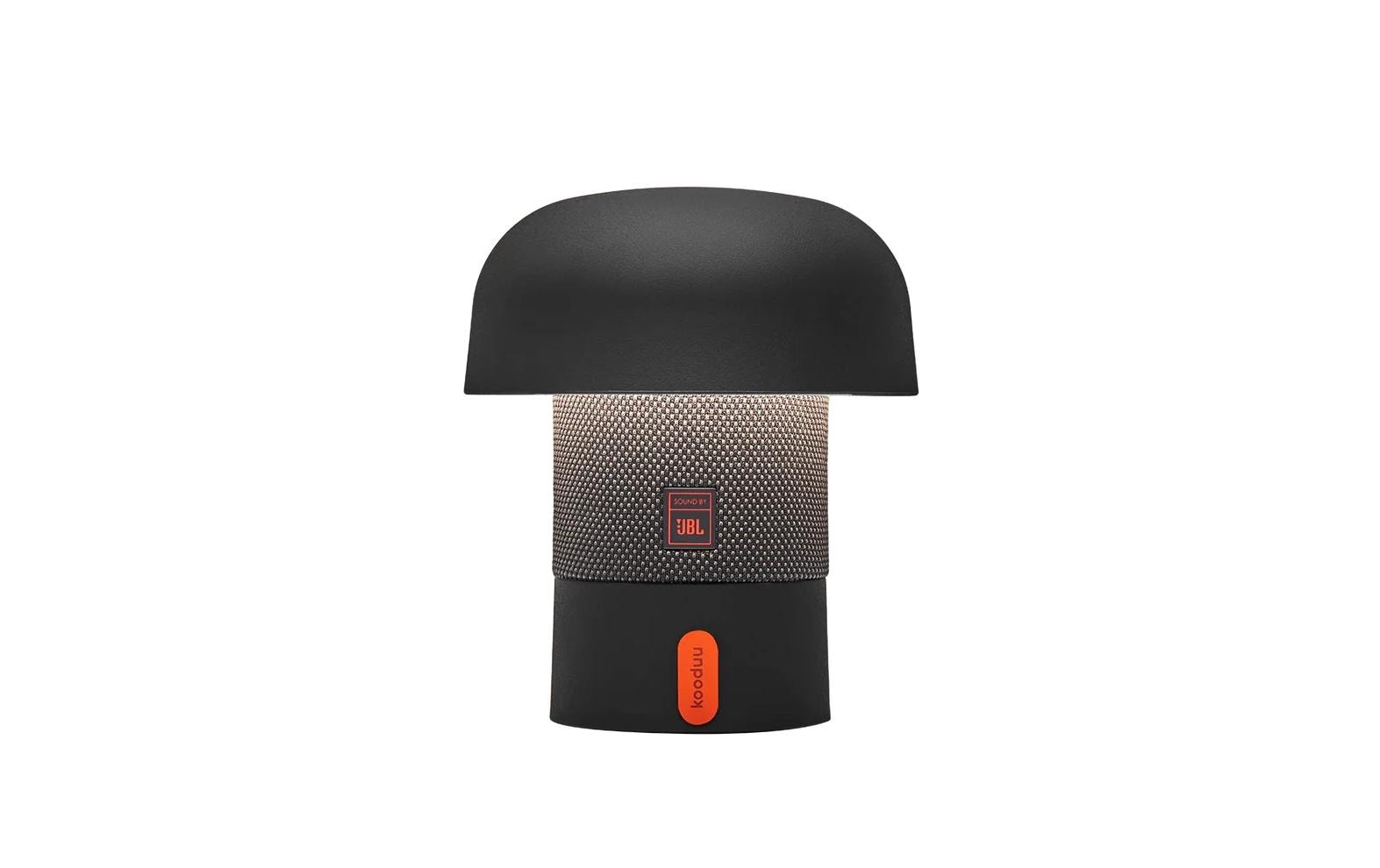 Kooduu Tischleuchte SENSA – LED 8 W, 120 lm, 2900 K, dimmbar, Lautsprecher, Akku, USB – Anthrazit