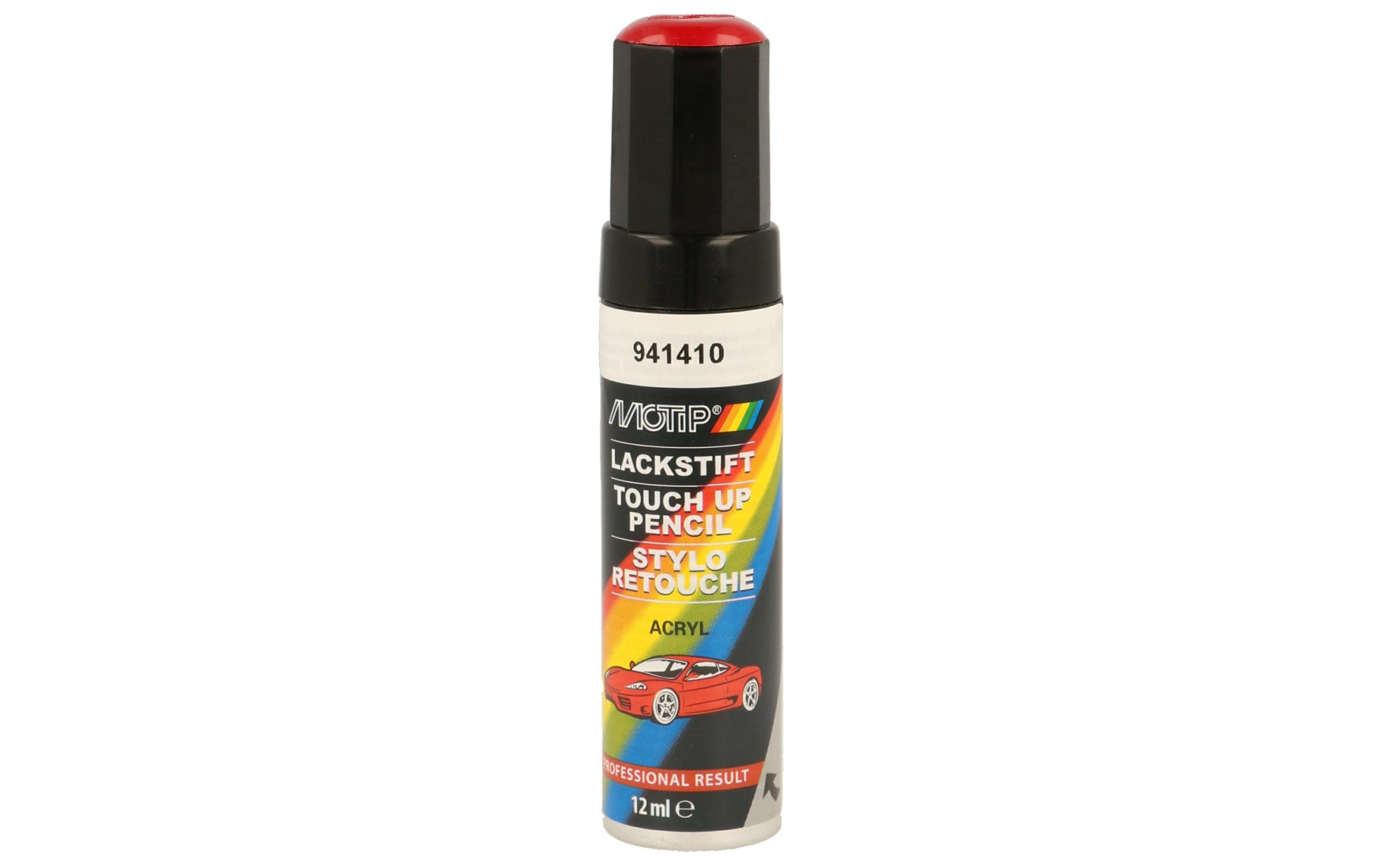Motip Glänzender roter Lackstift – für Lack – 12 ml