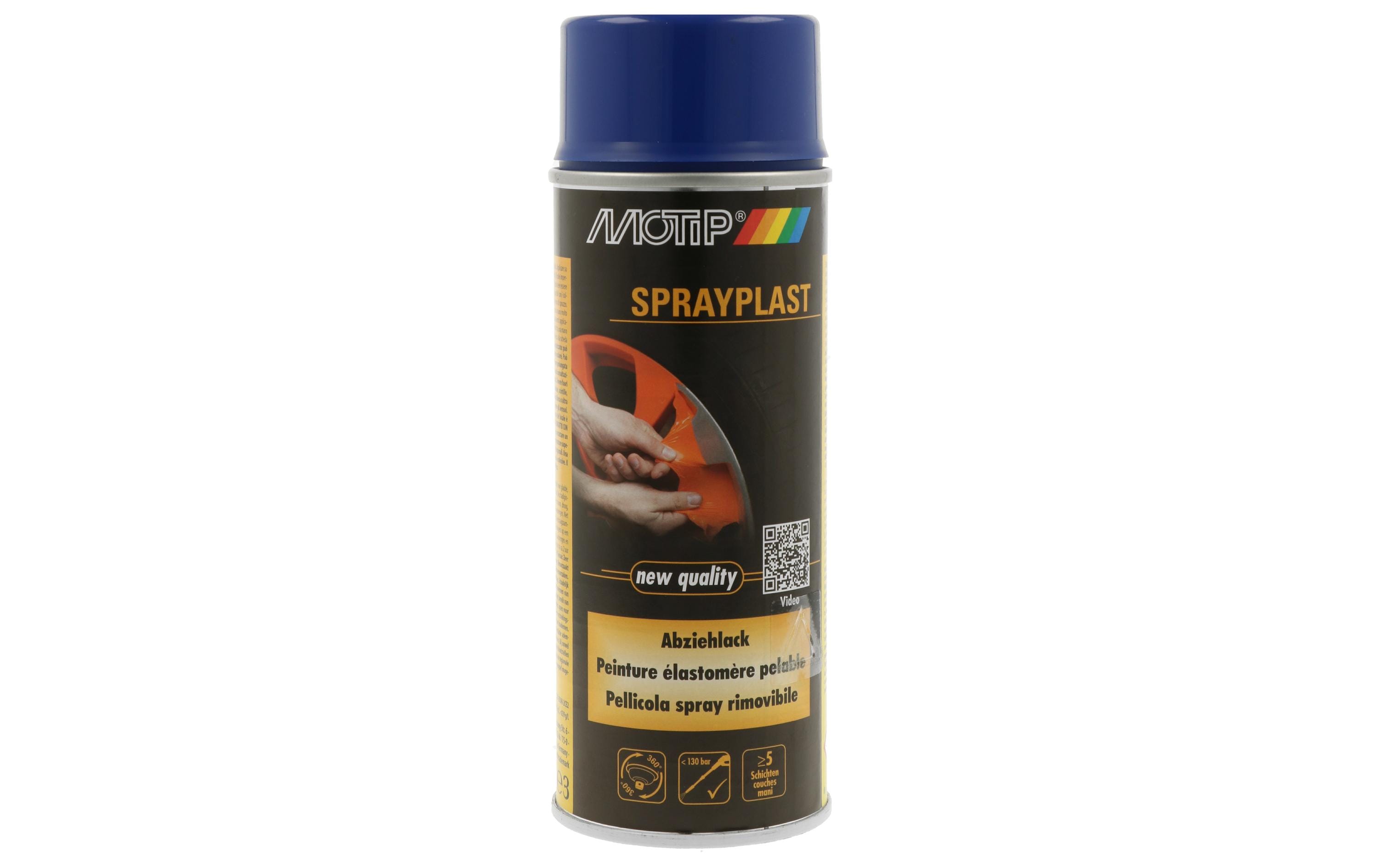 Motip Schutzspray Blau – für Kunststoff – 800 ml – Sprühfolie