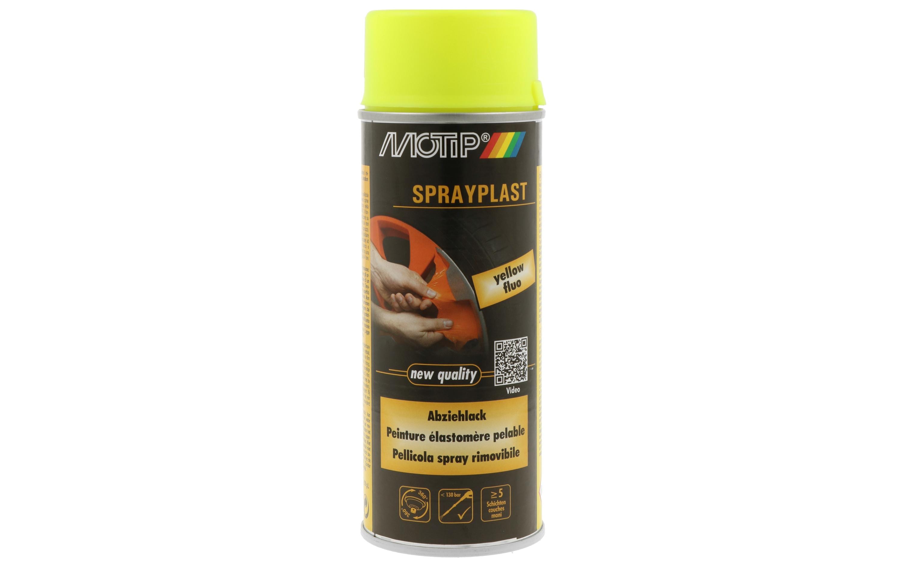 Motip Abziehlack Gelb Fluo, Seidenglanz – 800 ml