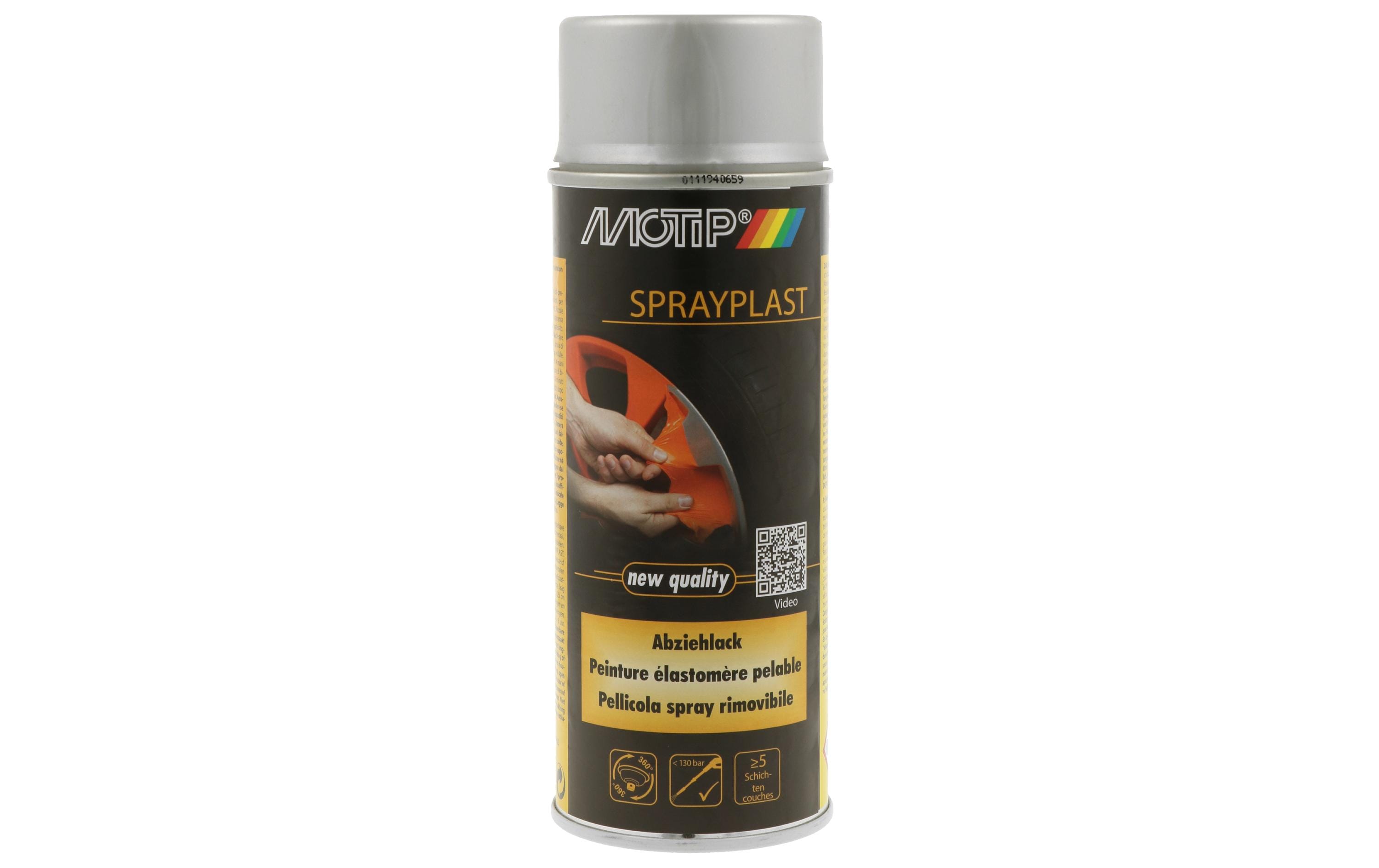Motip Farbspray – Silber, seidenmatt – 800 ml