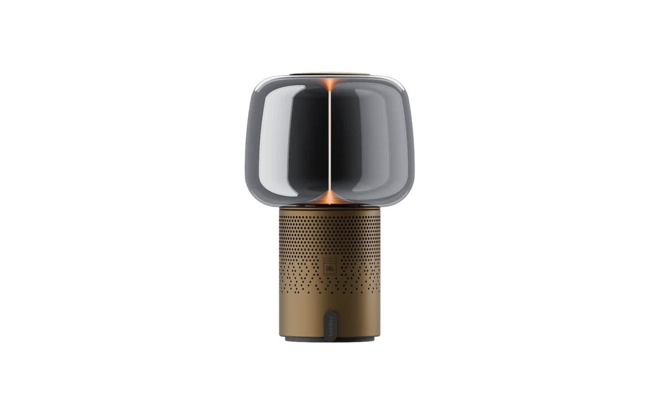 Kooduu Tischleuchte SERENA PLAY – LED 10 W, 100 lm, 2700 K, dimmbar, Bluetooth, Lautsprecher – Braun