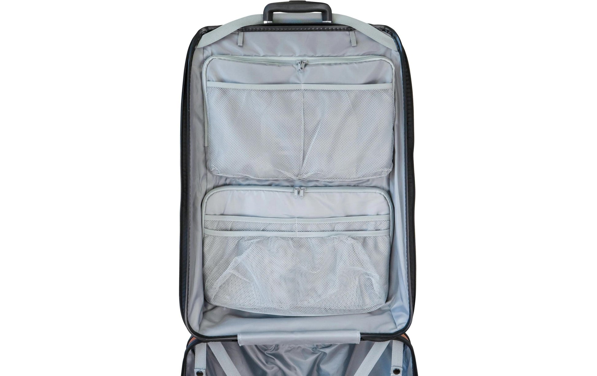 Casyro Stand-Up – Hartschalen-Trolley, 120 l, 4 Rollen, TSA-Schloss, Roségold, 50 × 77,5 × 30,5 cm