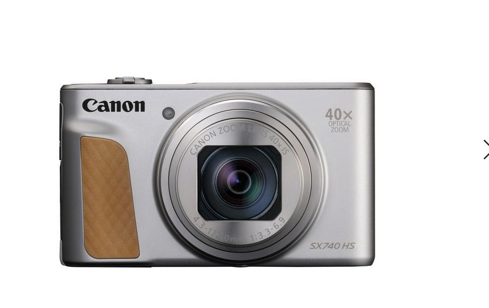 Canon PowerShot SX740 HS Lite Edition – 40× optischer Zoom, 20,3 MP, 4K, Silber