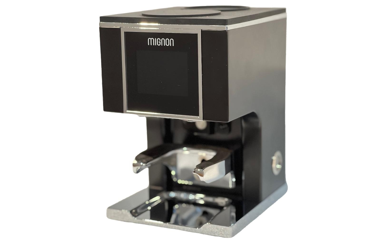 Eureka Tamper, 12 × 13 × 18,5 cm, Aluminium/Edelstahl, schwarz/chrom