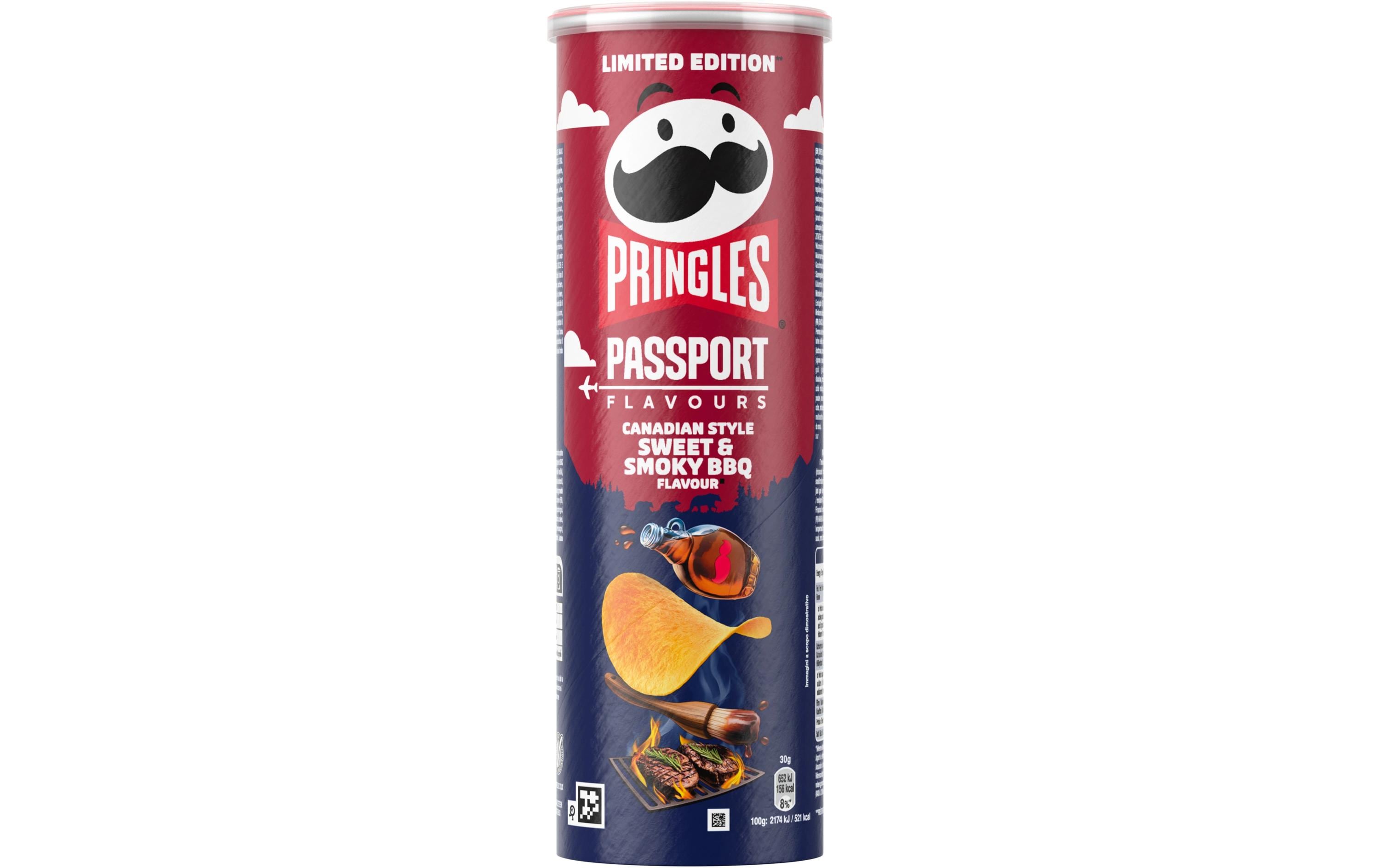 Pringles Passport 2026 Chips – Ahorn-BBQ-Sauce – 165 g