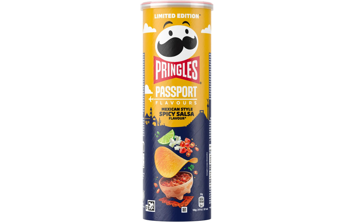 Pringles Passport 2026 Chips – Mexikanische Scharfe Salsa – 165 g