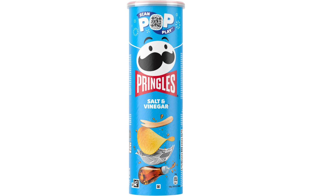 Pringles Chips – Salz & Essig – 185 g