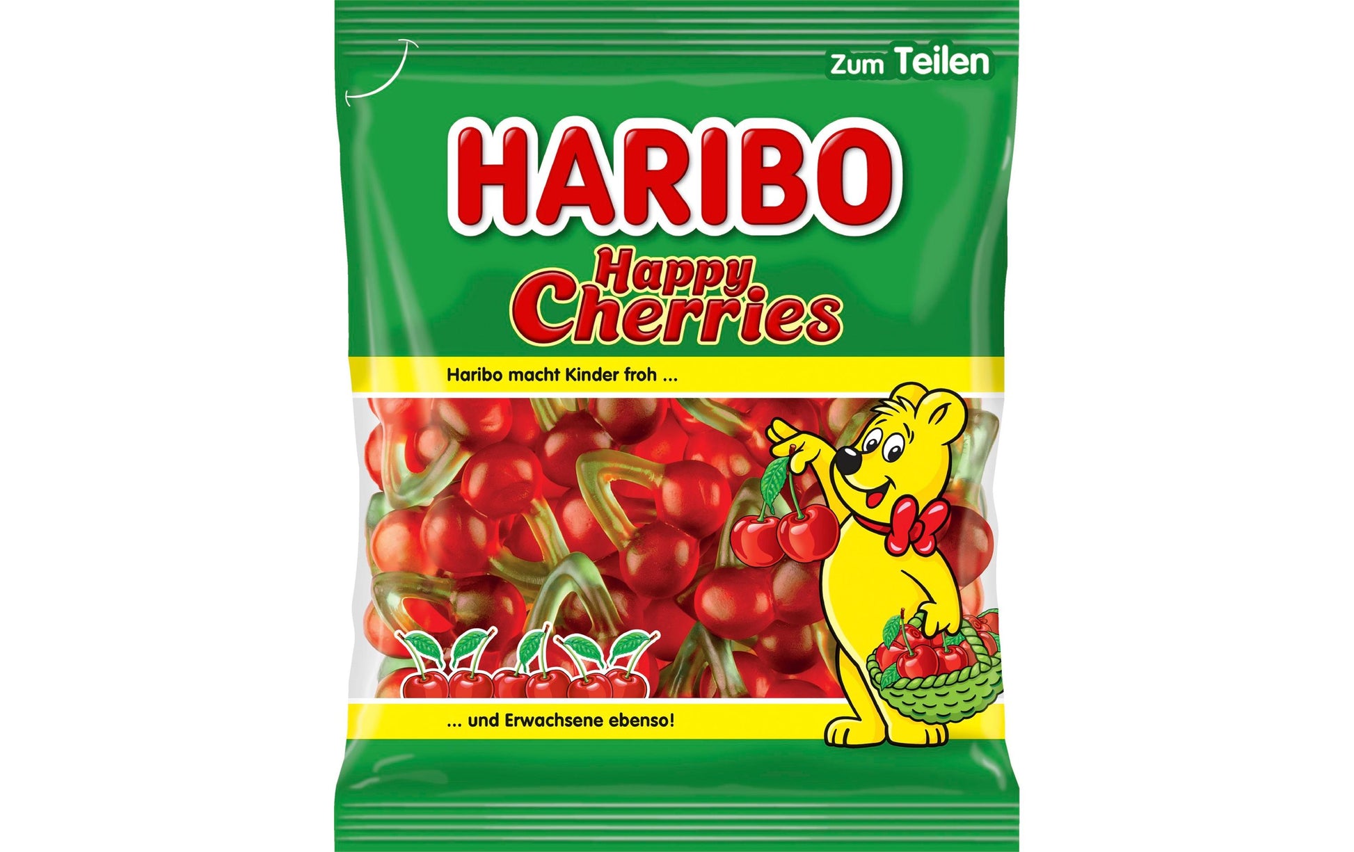 Haribo Happy Cherries Fruchtgummi – Kirsche, glutenfrei – 175 g