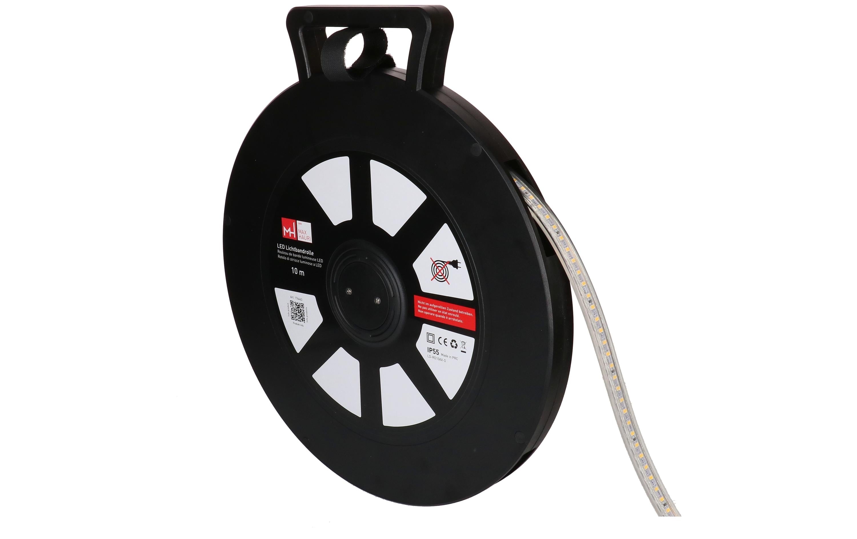 Max Hauri AG Arbeitsleuchte – 8600 lm, 94 W, IP55, Netzbetrieb – Schwarz