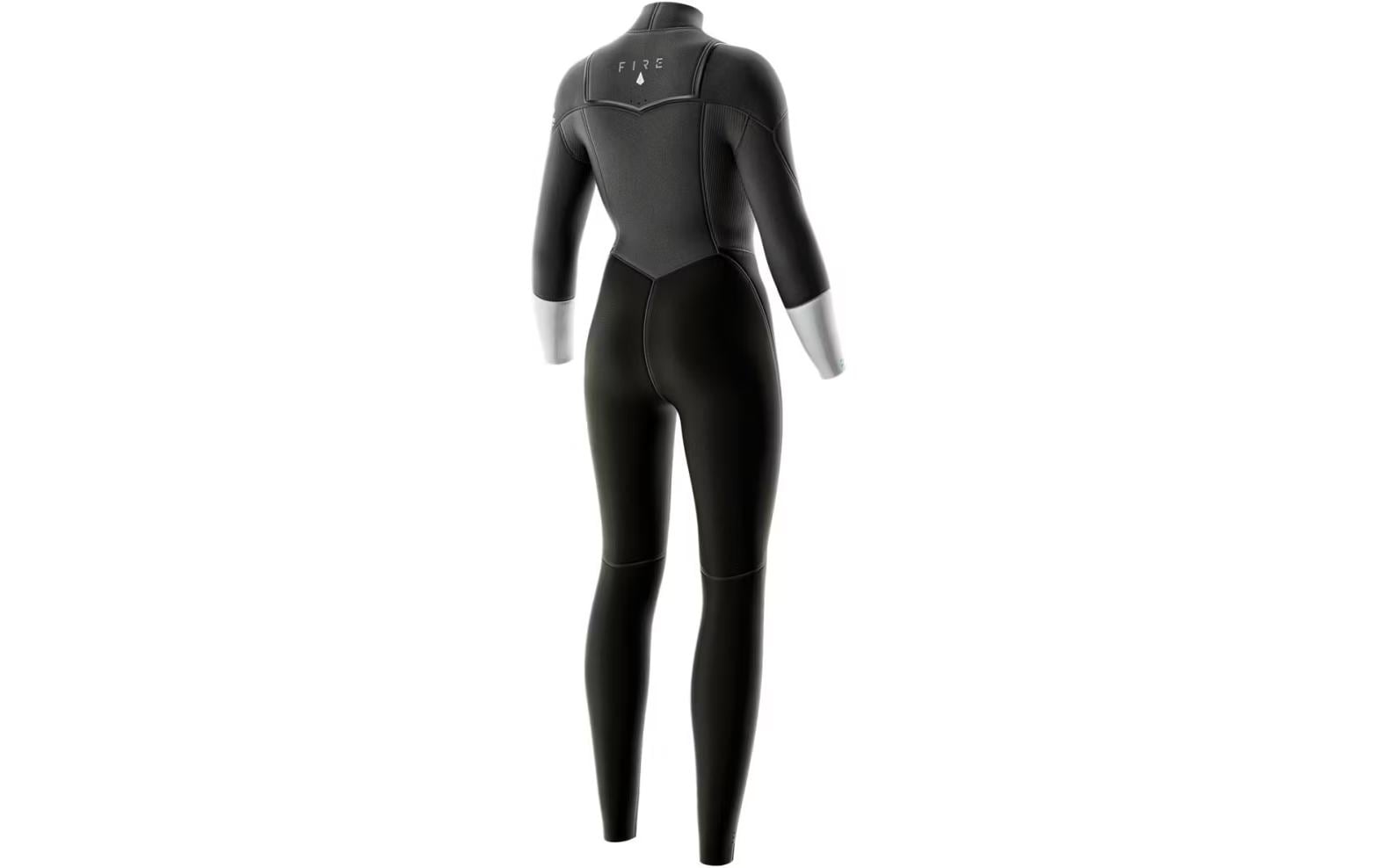 Prolimit Neoprenanzug Fire Steamer Freezip 5/4 – Grösse 42 – Grau/Schwarz, Front-Reissverschluss