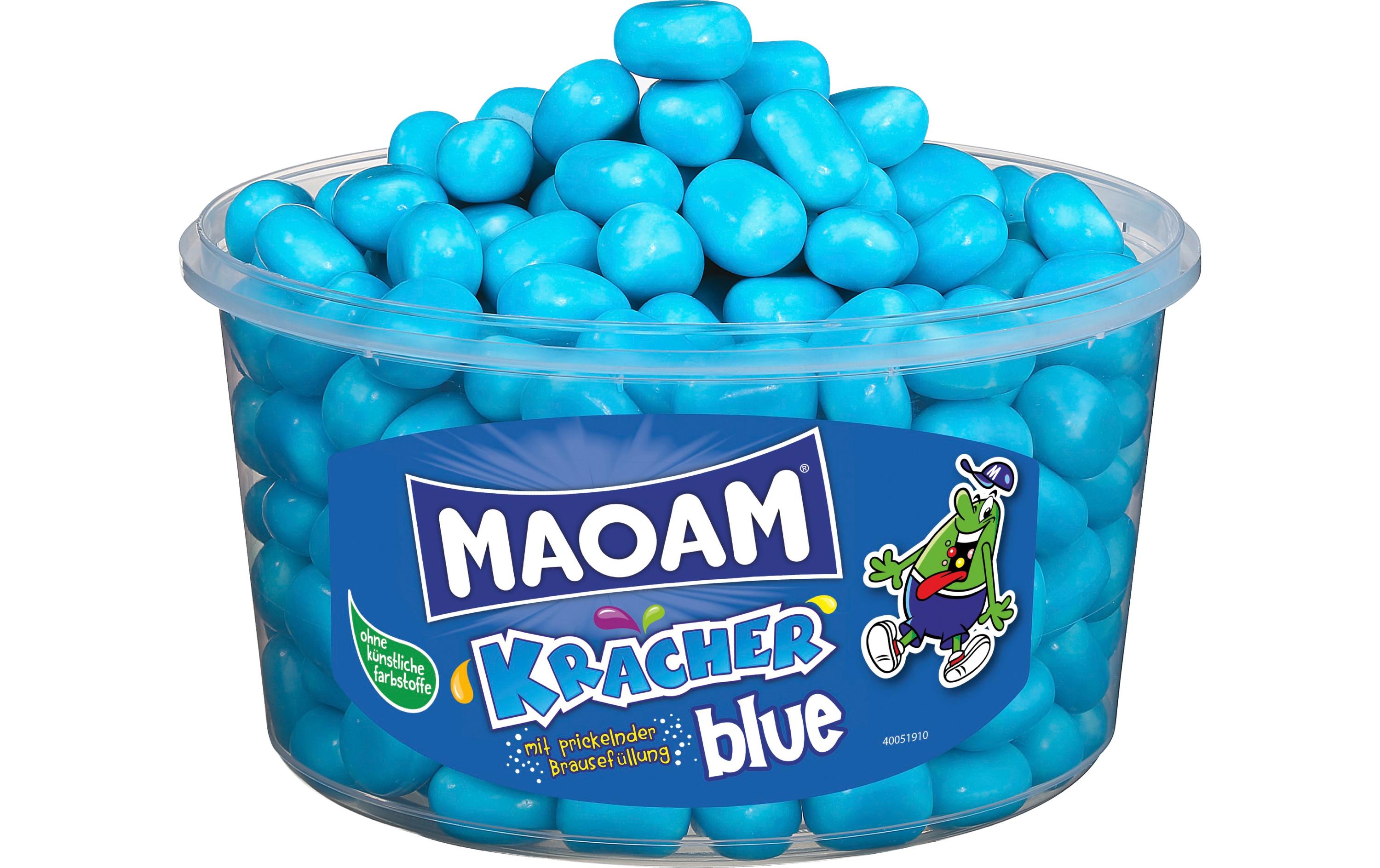 Maoam Kracher Kaubonbons & Fruchtgummi Blau – 1,2 kg