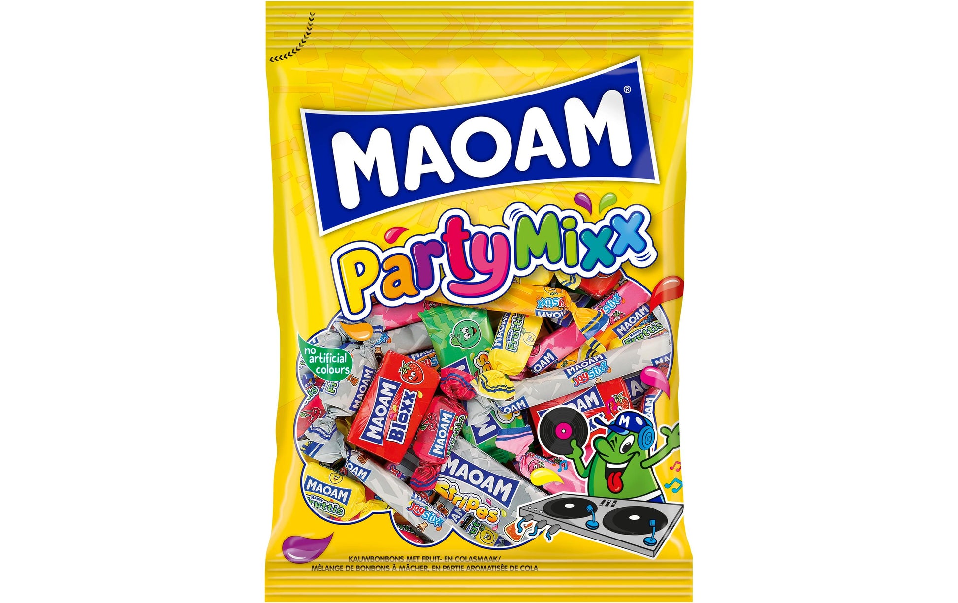 Maoam Party Mixx Kaubonbons & Fruchtgummi – Cola & Fruchtmix – 325 g