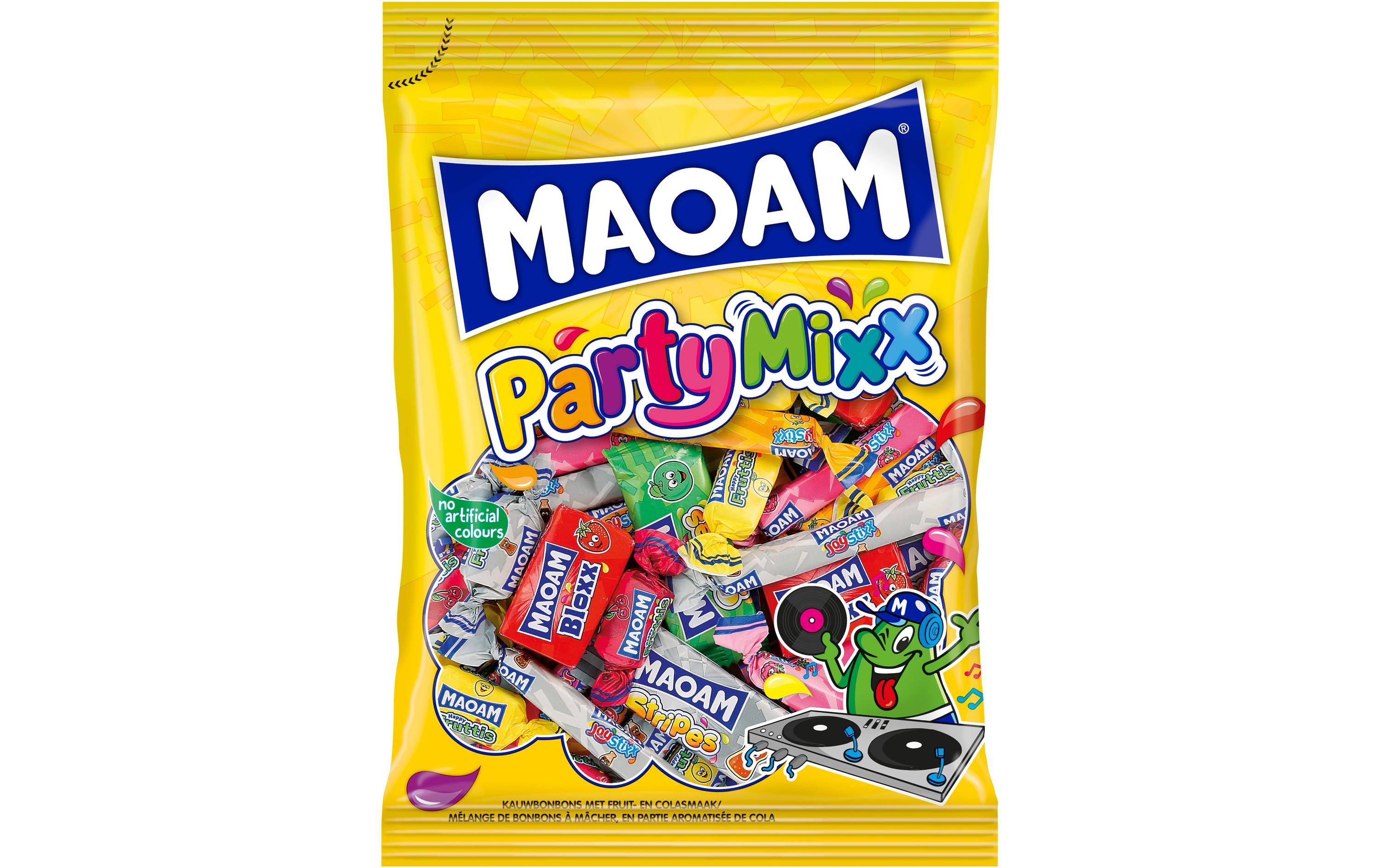 Maoam Party Mixx Kaubonbons & Fruchtgummi – Cola & Fruchtmix – 325 g