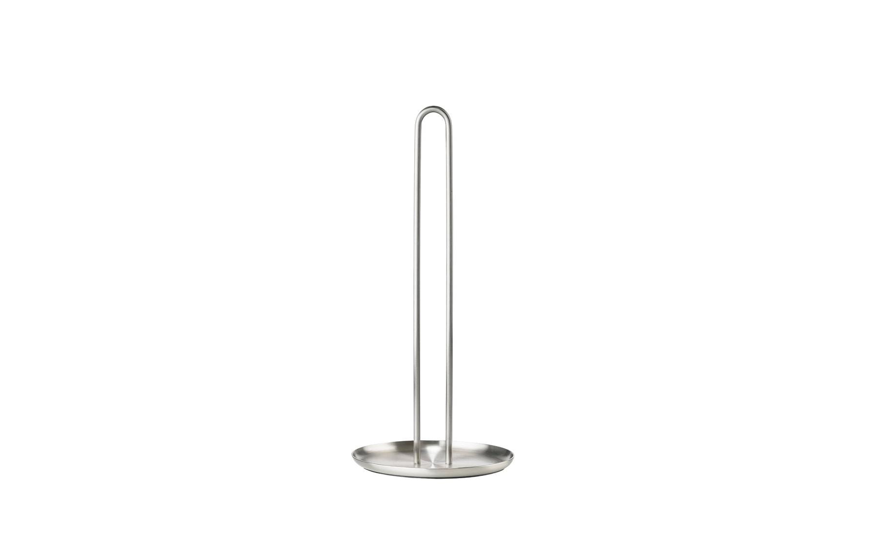 Zone Denmark – Küchenrollenhalter Metall, Ø 14,5 × 32 cm, silber