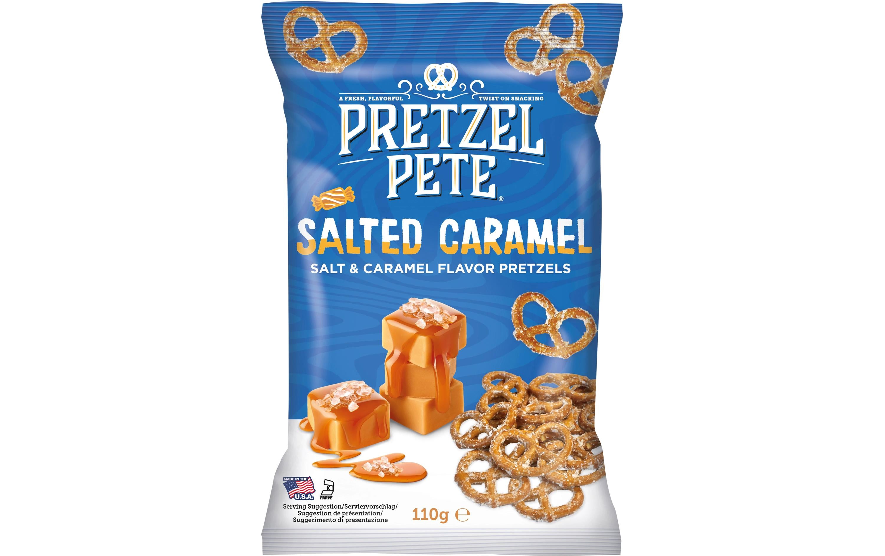 Pretzel pete Brezeln – gesalzenes Karamell – 110 g
