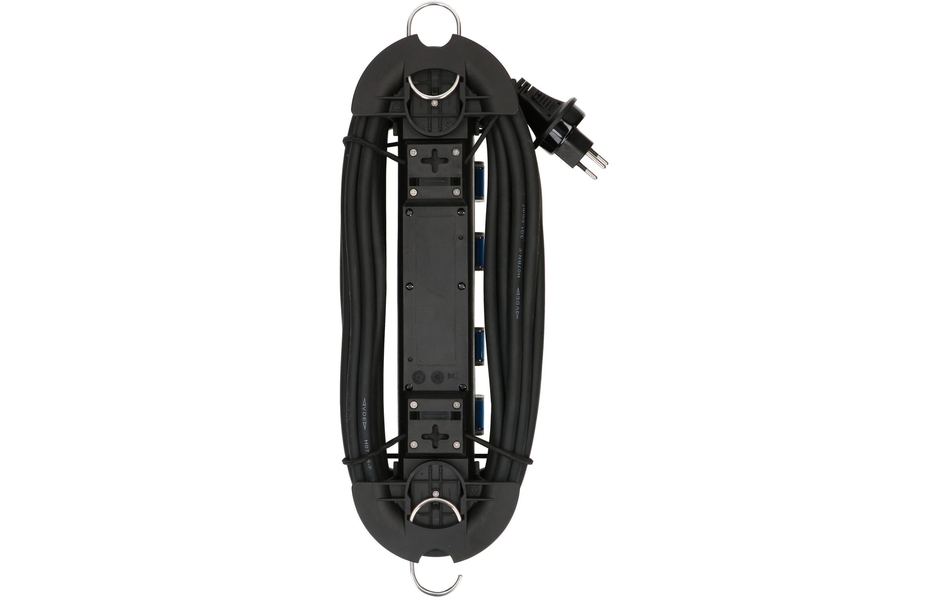 Max Hauri AG Max Hauri Construct Line Steckdosenleiste, 4×T13, ohne Schalter, 10 m, Eingang T13, IP55 – grau