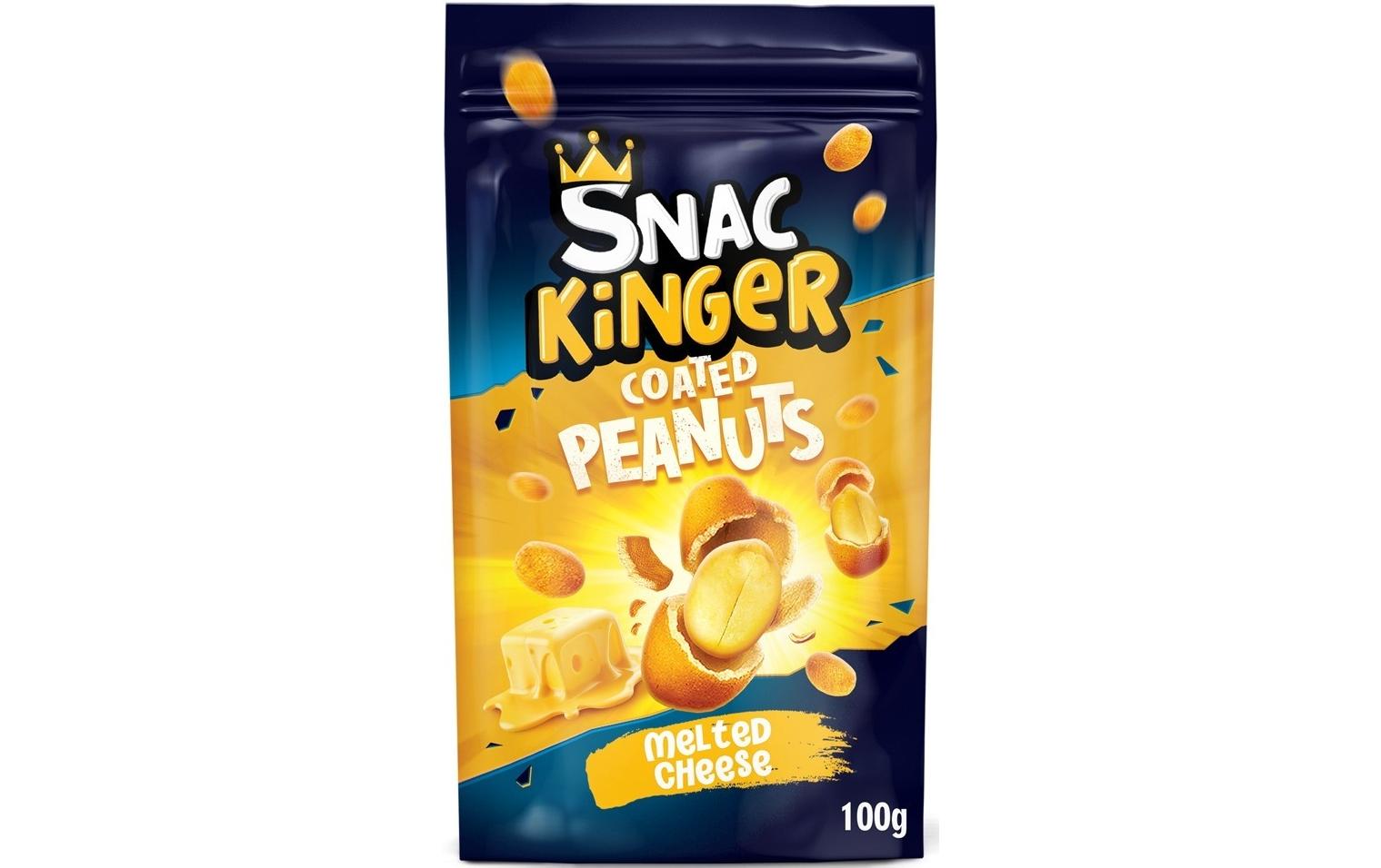 Snac kinger Snackinger Geschmolzener Käse Erdnüsse – Schmelzkäse – 100 g