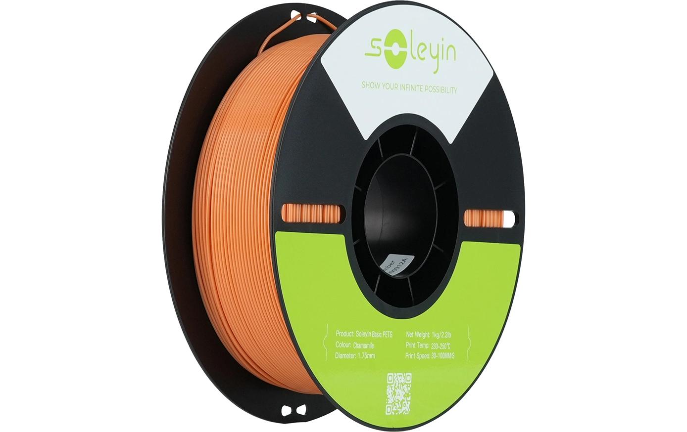 Creality 3D 3D-Drucker-Filament Soleyin PETG 1,75 mm Ocker, 1 kg