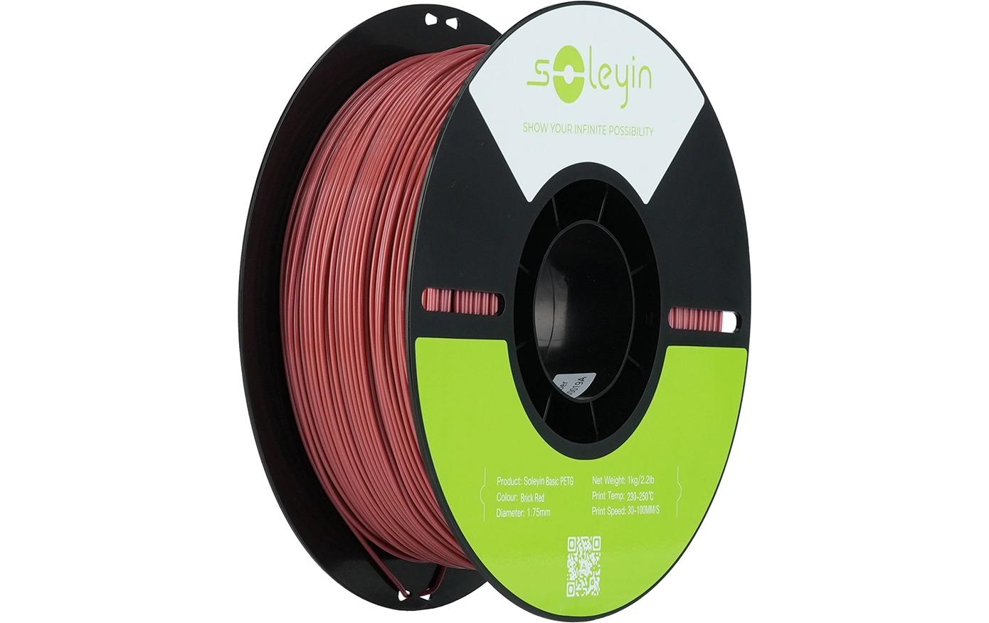 Creality 3D 3D-Drucker-Filament Hyper PETG 1,75 mm Rot, 1 kg