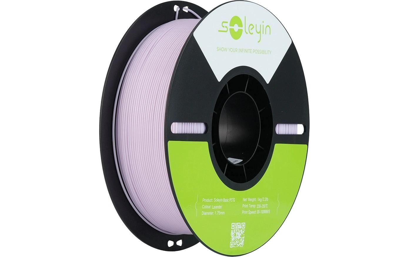 Creality 3D 3D-Drucker-Filament Soleyin PETG 1,75 mm Violett, 1 kg