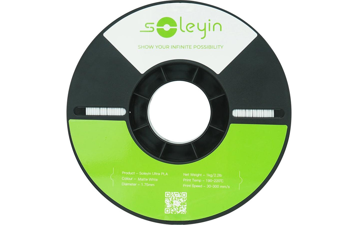 Creality 3D 3D-Drucker-Filament Soleyin Ultra PETG 1,75 mm Weiss, matt, 1 kg