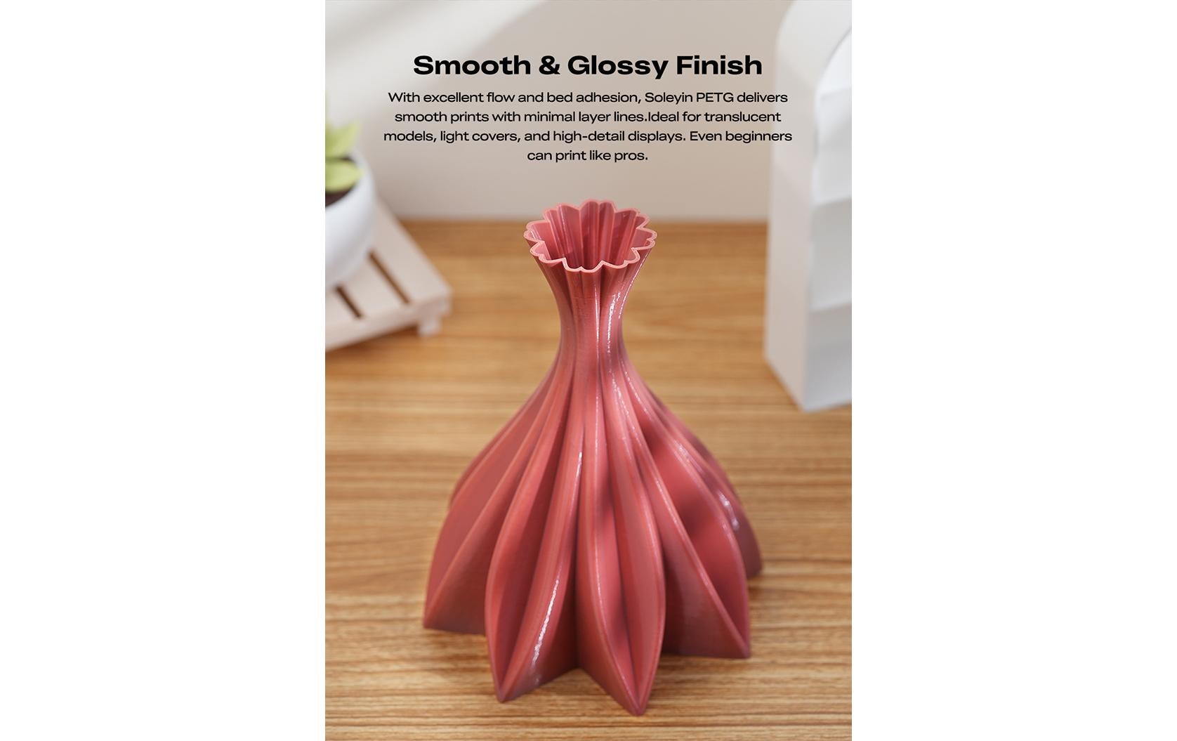 Creality 3D 3D-Drucker-Filament Soleyin PETG 1,75 mm Violett, 1 kg