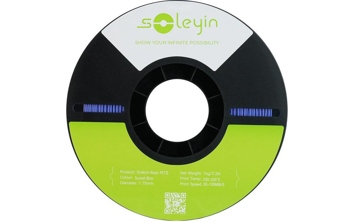 Creality 3D 3D-Drucker-Filament Soleyin PETG 1,75 mm Blau, 1 kg