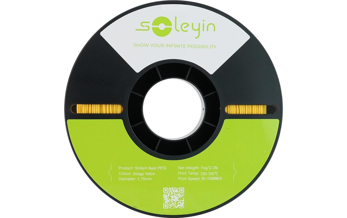 Creality 3D 3D-Drucker-Filament Soleyin PETG 1,75 mm Gelb, 1 kg