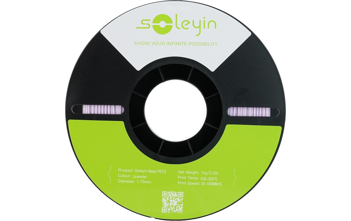 Creality 3D 3D-Drucker-Filament Soleyin PETG 1,75 mm Violett, 1 kg
