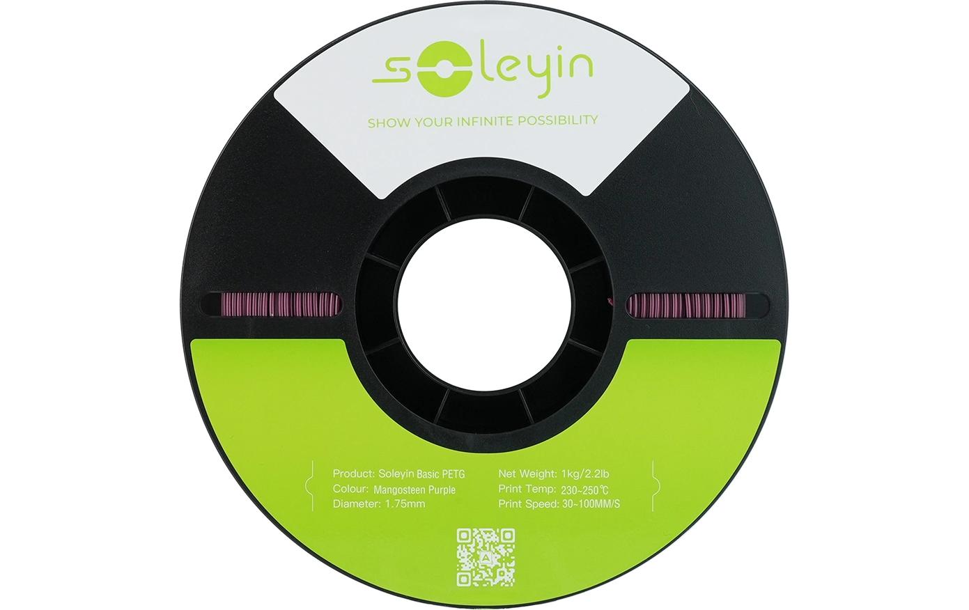 Creality 3D Soleyin 3D-Drucker-Filament PETG 1,75 mm Violett, 1 kg