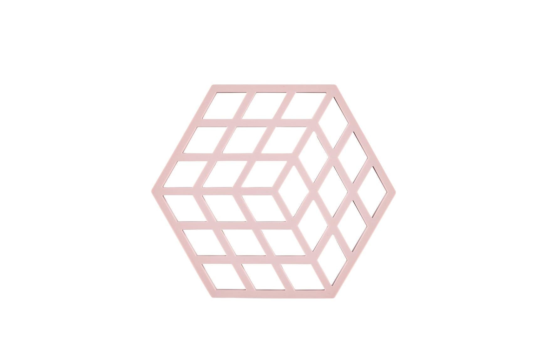 Zone Denmark – Topfuntersetzer, 14 × 16 × 0,9 cm, Silikon, Rosa