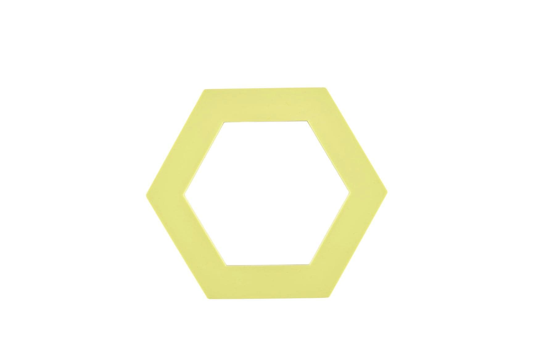 Zone Denmark – Topfuntersetzer 14 × 16 × 0,9 cm, Silikon, Gelb