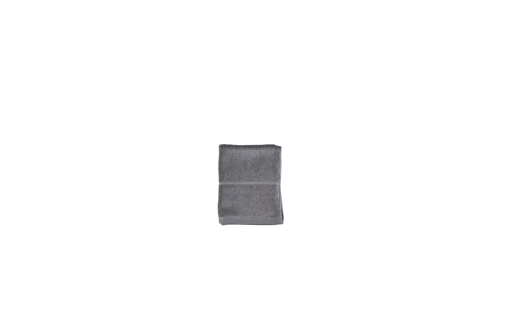 Zone Denmark Waschlappen Sauna – 30×30 cm, 100% Baumwolle, Dunkelgrau
