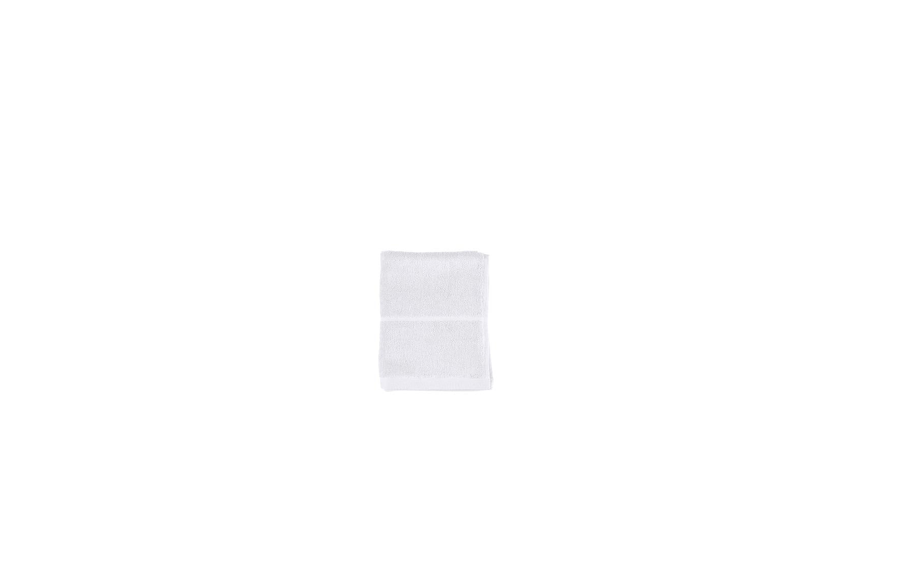 Zone Denmark Waschlappen – 30×30 cm, 100% Baumwolle, Weiss