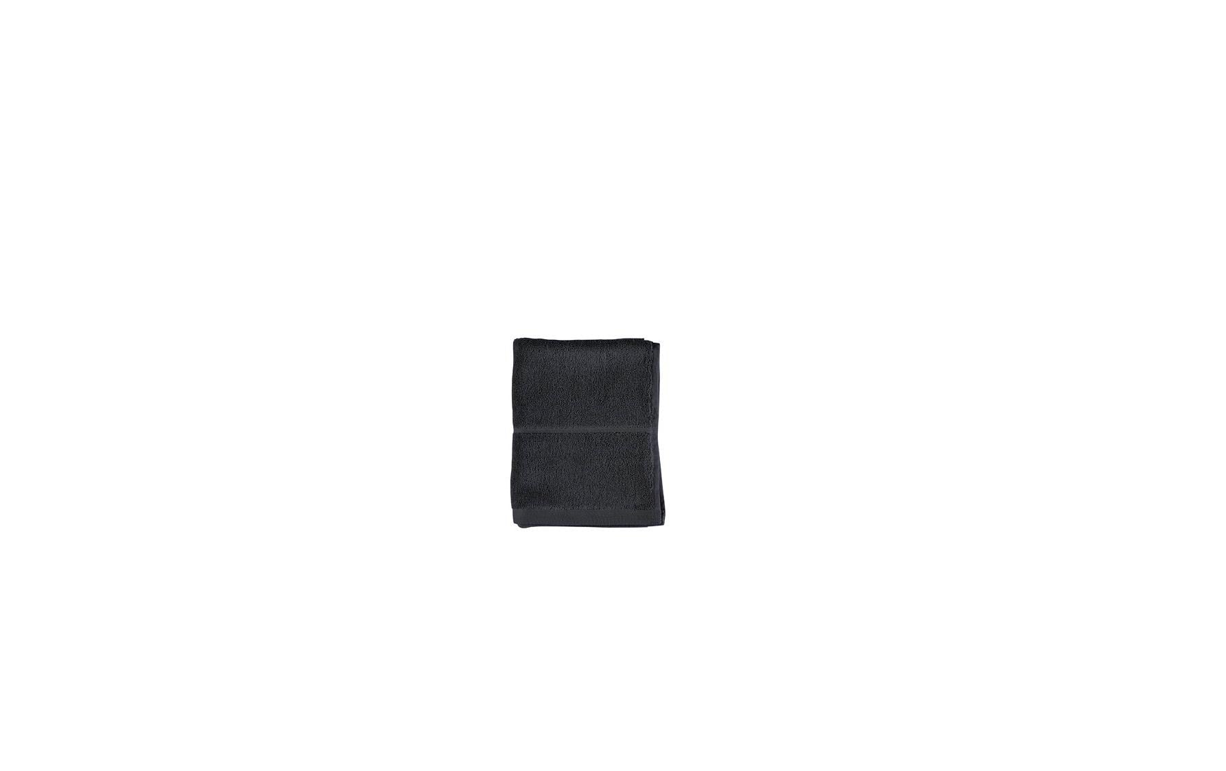 Zone Denmark Waschlappen Sauna – 30×30 cm, Baumwolle, 600 g/m², Schwarz