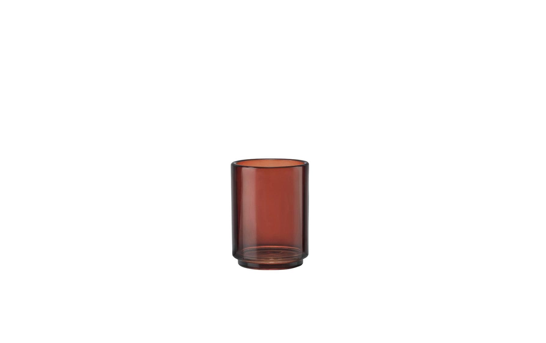 Zone Denmark Zahnputzbecher Tada – 7,5×7,5 cm, Glas, Braun