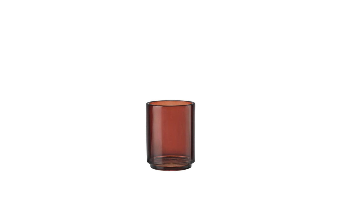 Zone Denmark Zahnputzbecher Tada – 7,5×7,5 cm, Glas, Braun